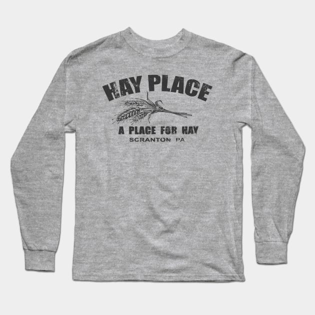 Hay Place Long Sleeve T-Shirt by retrorockit